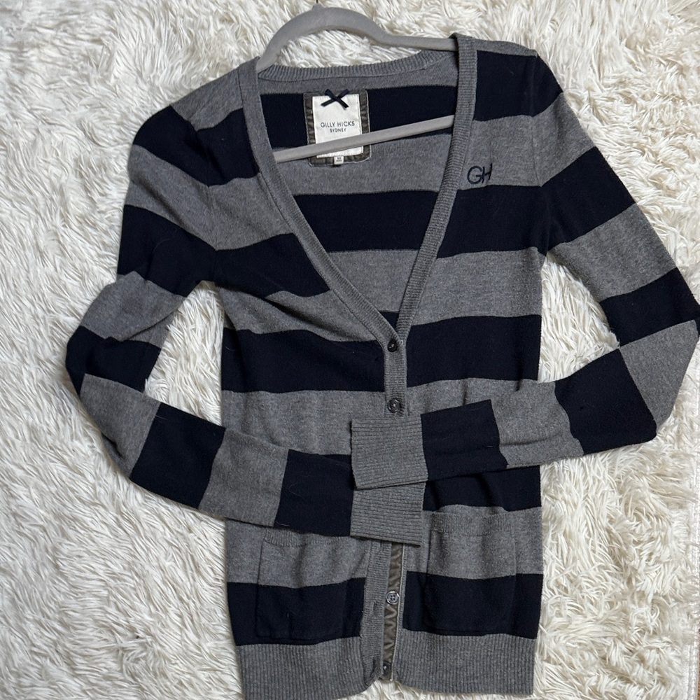 Striped cardigan
